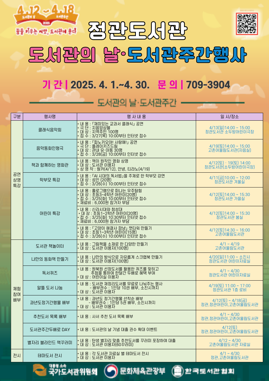 2025년 도서관의 날, 도서관 주간